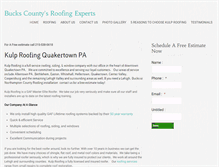 Tablet Screenshot of kulproofing.com